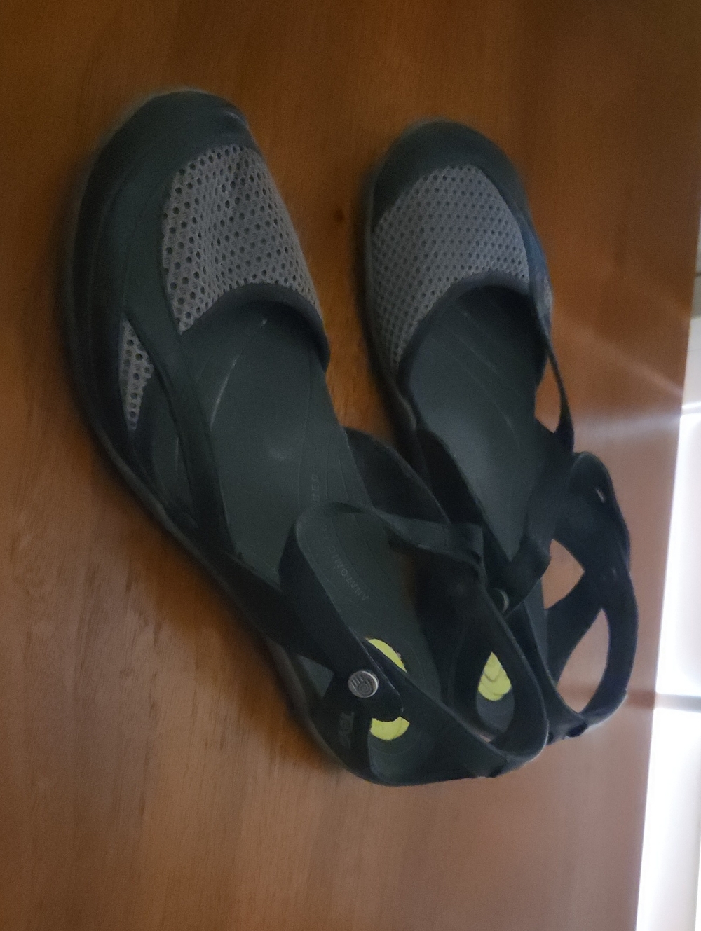 Teva Black and Gray Women's Sport Sandals